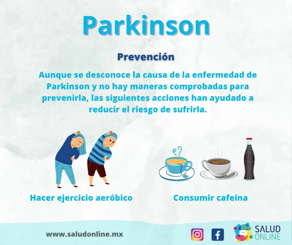 Imagen 3.- Acciones para la prevención de la enfermedad de Parkinson.